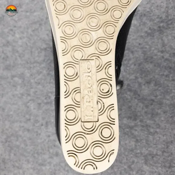 Linea Paolo Felicia Bootie Black Platform Wedge Leather Baddie Women's Sz 8.5 M - Picture 9 of 11